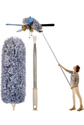 Telescopic Microfiber Ceiling Fan & Cobweb Duster | Extendable Long Handle Cleaning Brush
