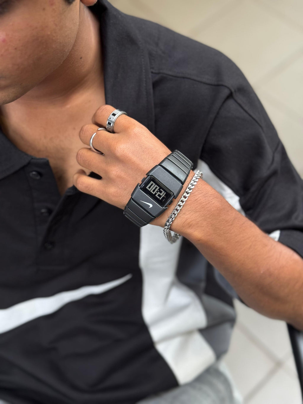 Nike Inspired Digital Watch for Men – Sporty LED Design