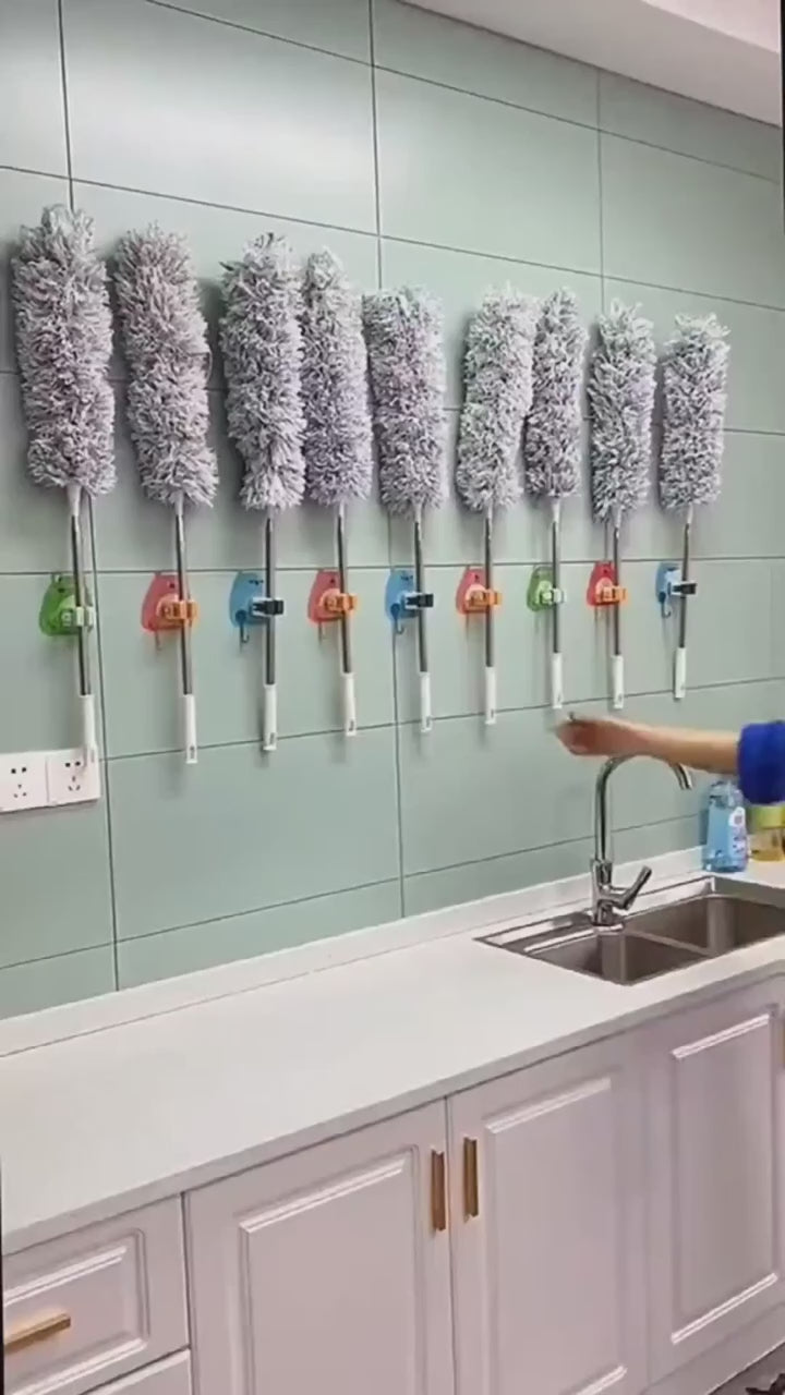 Telescopic Microfiber Ceiling Fan & Cobweb Duster | Extendable Long Handle Cleaning Brush